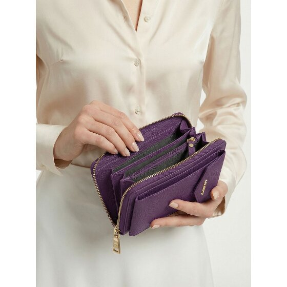 Lazarotti Bologna Cartera de piel con cremallera Funda para teléfono móvil Piel 19 cm