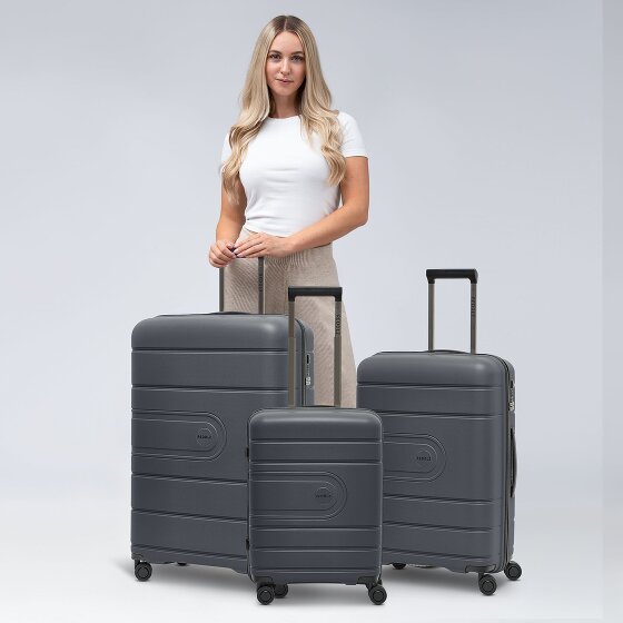 Redolz Essentials 11 3-SET 4 ruedas Juego de maletas 3 piezas