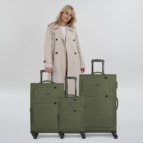 Smartbox Edition 04 4 ruedas Juego de maletas 3 piezas con pliegue de expansión