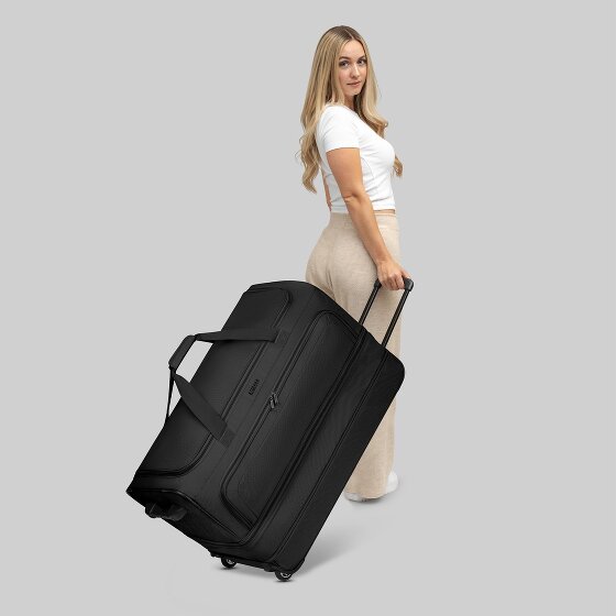 Redolz Bolsa de viaje Duffle Essentials de 2 ruedas 80 cm XL con pliegue elástico de tamaño especial