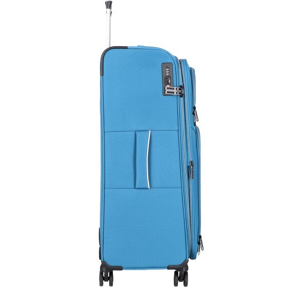 d&n Travel Line 9204 4 ruedas Carrito L 76 cm con pliegue de expansión
