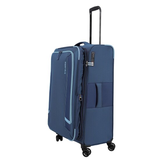 Travelite Corsiica 4 ruedas Carrito L 77 cm con pliegue de expansión