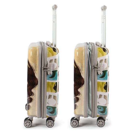 Anekke Muse 4 ruedas Carro de la cabina 55 cm con pliegue de expansión