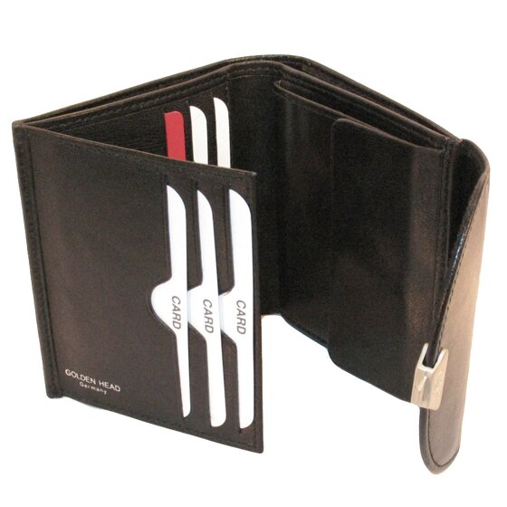 Golden Head Cartera Colorado de cuero RFID 12 cm