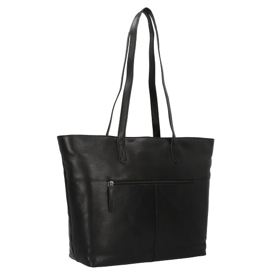 Greenburry Pure Black Bolsa de compras Piel 35 cm Compartimento para el portátil