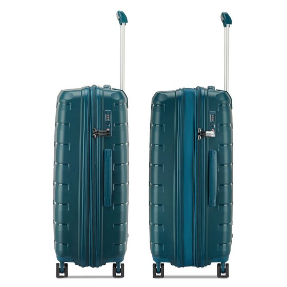 Roncato Skyline 2.0 4 ruedas Juego de maletas 3 piezas con pliegue de expansión