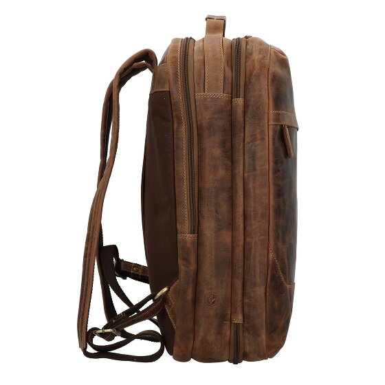 Greenburry Vintage mochila de viaje de cuero 48 cm compartimento para portátil