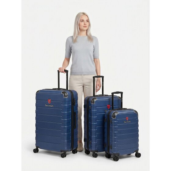 Tonino Lamborghini Tonino Lamborghini Milano Trolley 3-SET con pliegue extensible y Maleta XL