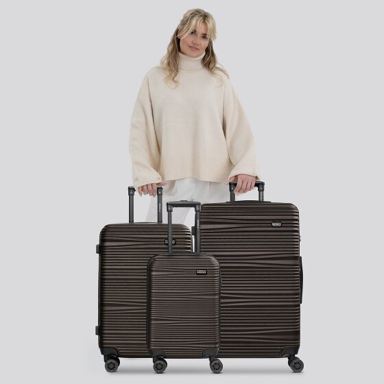 Redolz Essentials 16 3-SET 4 ruedas Set de maletas 3 piezas