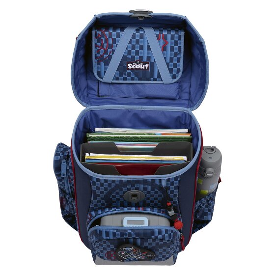 Scout Neo Exklusiv Safety Light Juego de mochilas escolares 5 piezas
