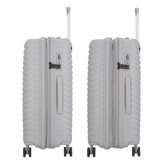 d&n Travel Line 4500 4 ruedas Juego de maletas 3 piezas con pliegue de expansión