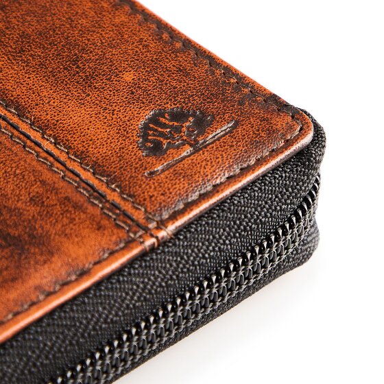 Greenburry Destressed Cartera Protección RFID Piel 10.5 cm