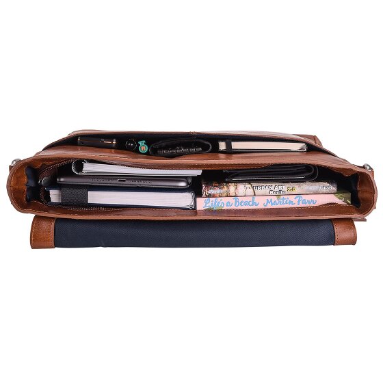 Leonhard Heyden Cambridge Messenger Piel 32 cm Compartimento para portátil