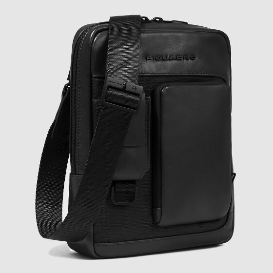 Piquadro Liko Bolsa de hombro Mini Bag Bloqueo RFID Piel natural 17 cm