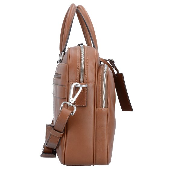 Picard Auténtico maletín de cuero con compartimento para el portátil de 38 cm