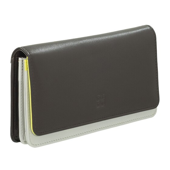DuDu Billetera de cuero RFID 17,5 cm