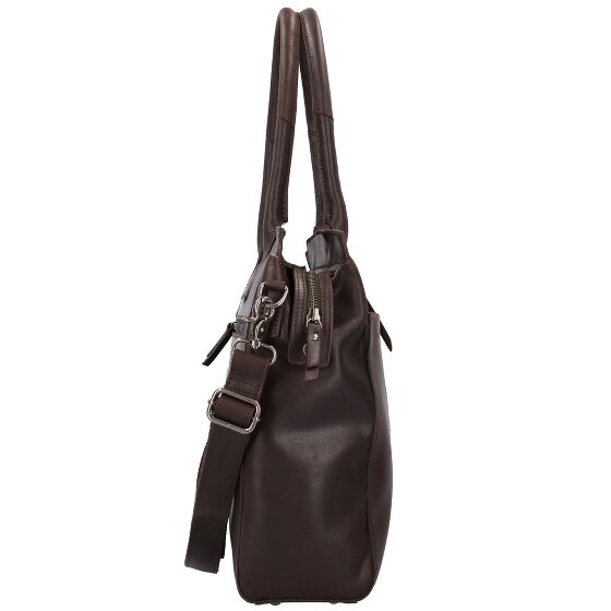 Burkely Vintage Doris Bolso de hombro de cuero 39 cm Compartimento para portátil