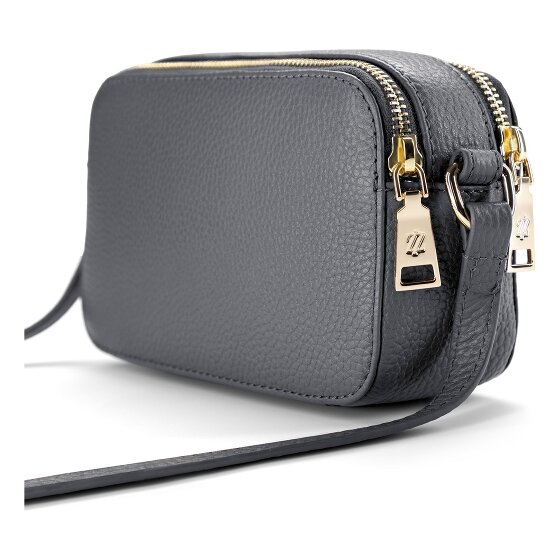 Lazarotti Bolonia Bolso bandolera cuero doble cremallera 18 cm