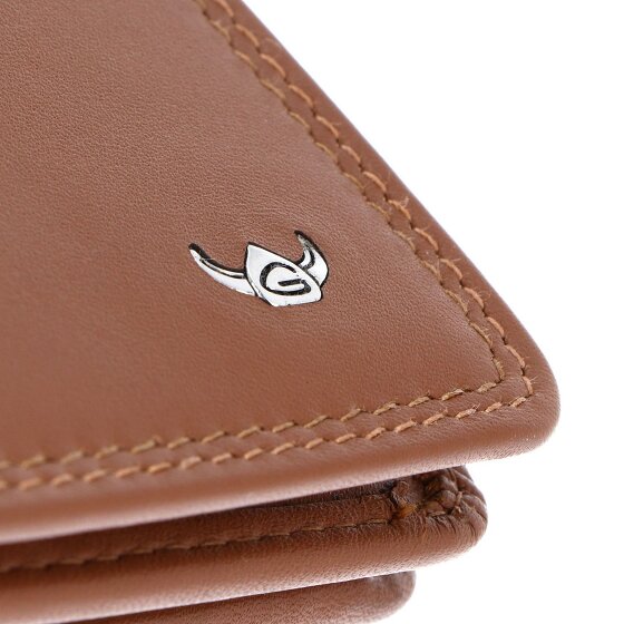 Golden Head Polo Cartera Bloqueo RFID Piel natural 12.5 cm
