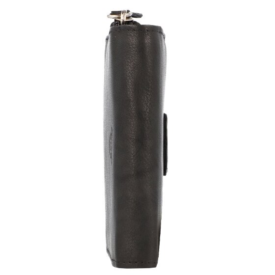 Greenburry Billetera básica de cuero RFID 9 cm