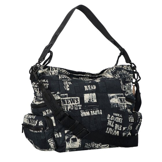Desigual Newspaper Arica Bolsa de hombro 30 cm