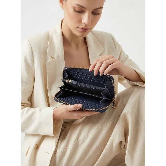 Lazarotti Billetero Bologna Piel XL Zip-Around Piel 19 cm