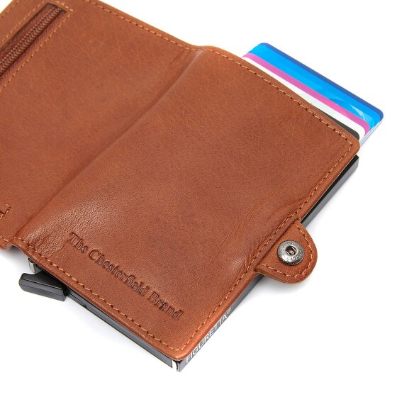 The Chesterfield Brand Baldwin Estuche para tarjetas de crédito Protección RFID Piel 6.5 cm