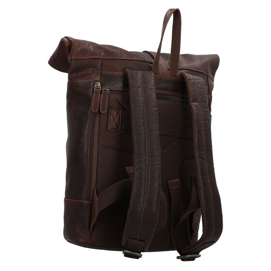Jack Kinsky Porto Mochila de día Piel 43 cm Compartimento para el portátil