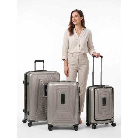 Redolz Essentials 14 4 ruedas Set de maletas 3 piezas Con fuelle expandible