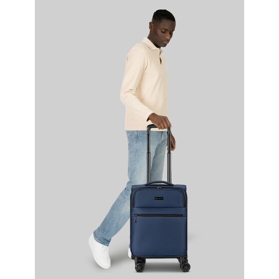 bugatti Valencia Soft 4 ruedas Trolley de cabina S 55 cm Con fuelle expandible