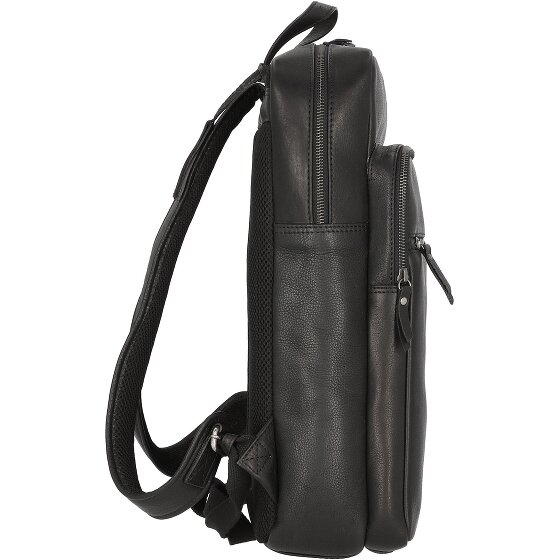Burkely Mochila antigua Avery Piel 44 cm Compartimento para portátil