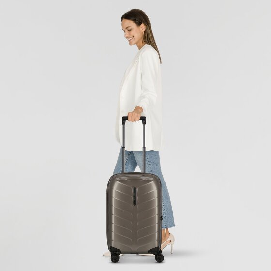 Samsonite Attrix 4 ruedas Carro de la cabina 55 cm con pliegue de expansión