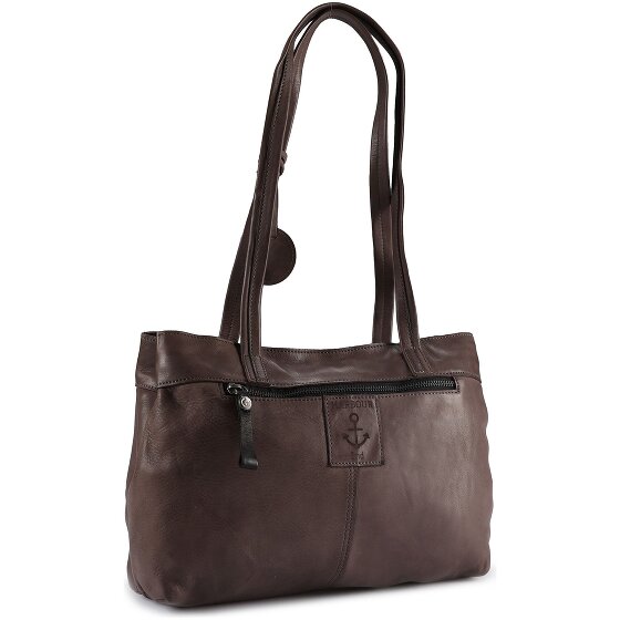 Harbour 2nd Urban Poets Zea Bolsa de compras Piel natural 33 cm