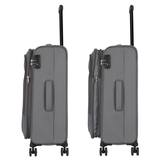 American Tourister Street Roll 4 ruedas Set de maletas 3 piezas Con fuelle expandible