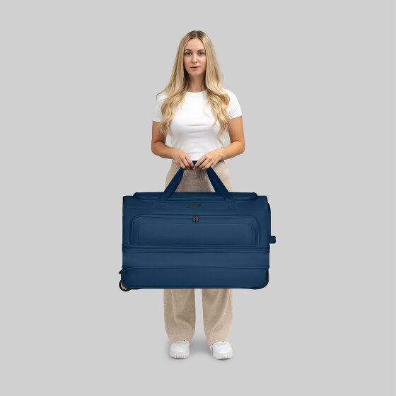 Redolz Bolsa de viaje Duffle Essentials de 2 ruedas 70 cm L con solapa de expansión