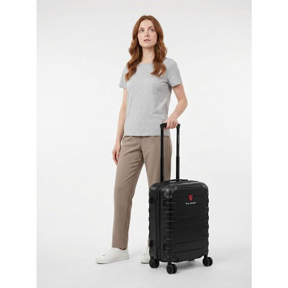 Tonino Lamborghini Milano 4 ruedas Trolley de cabina S 54 cm Con fuelle expandible