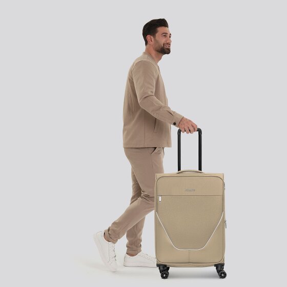 Stratic taska Trolley de 4 ruedas M 65 cm con pliegue extensible