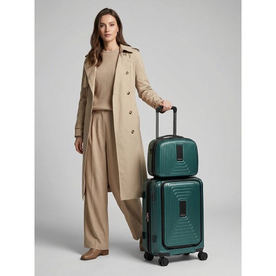 Redolz Juego de maletas Essentials 14 2 pzs. trolley de cabina con plegado extensible + neceser