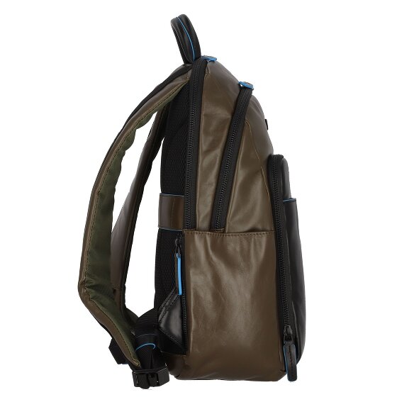Piquadro Mochila Revamp Azul RFID Piel 39 cm Compartimento para portátil