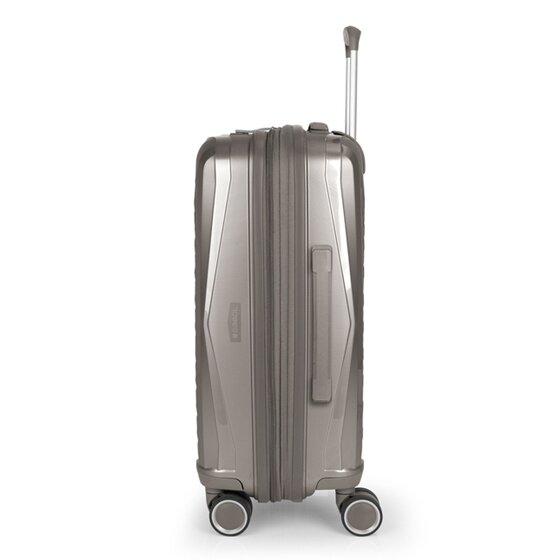 Gabol Queens 4 ruedas Juego de maletas 4 piezas con pliegue de expansión