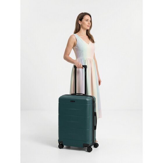 Police London 4 ruedas Trolley 64 cm Con fuelle expandible