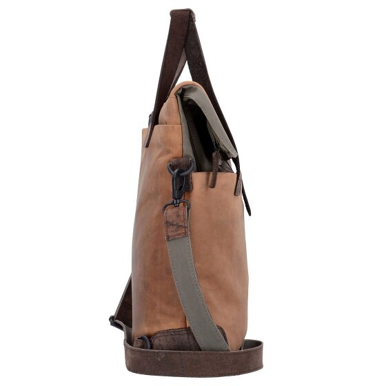 Harold's Twister Maletín con Función Mochila Piel 34 cm Compartimento para portátil