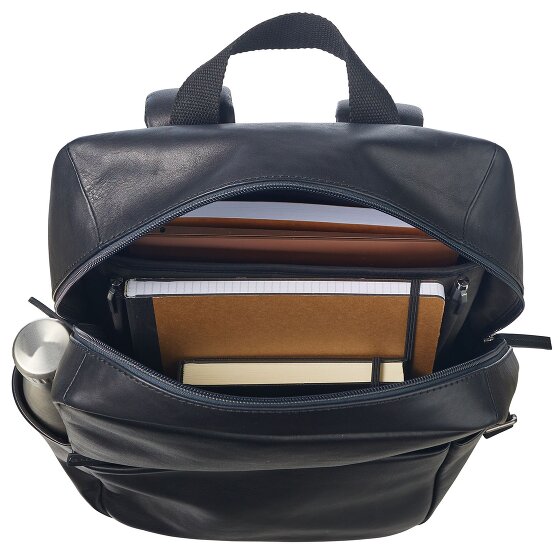 Leonhard Heyden Mochila Hamburgo Piel 40 cm Compartimento para portátil