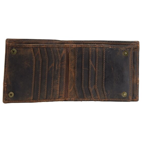 Greenland Nature Cartera clásica de cuero 12,5 cm