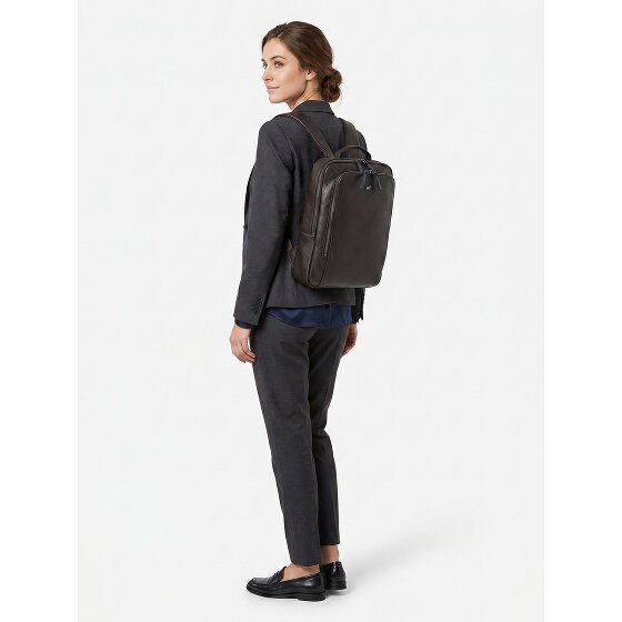 Braun Büffel Novara Mochila de negocios Piel natural 40 cm Compartimento para laptop
