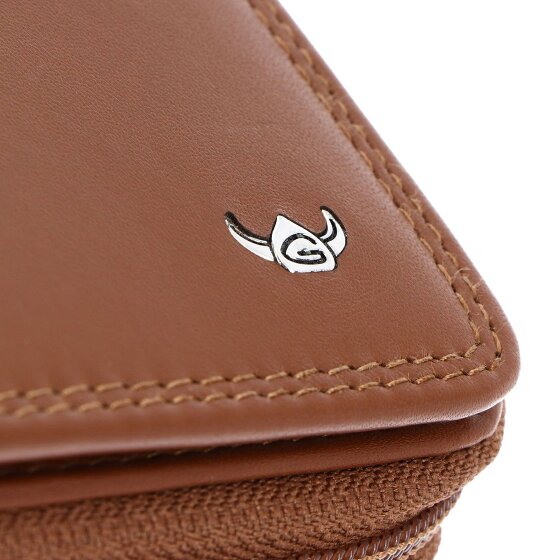 Golden Head Polo Cartera Bloqueo RFID Piel natural 11.5 cm
