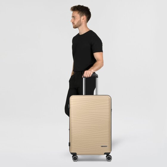 Franky Dallas 3.0 Trolley de 4 ruedas M 65 cm con plegado extensible