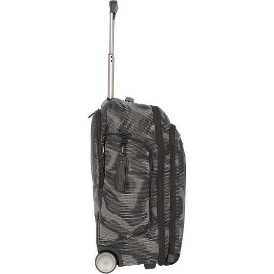 Piquadro Mochila Trolley Brief de 2 ruedas Compartimento para portátil de 53 cm