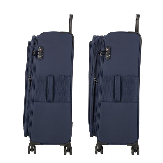 d&n Travel Line 9704 4 ruedas Trolley L 78 cm Con fuelle expandible