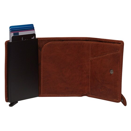 The Chesterfield Brand Paris Estuche para tarjetas de crédito Protección RFID Piel 7 cm